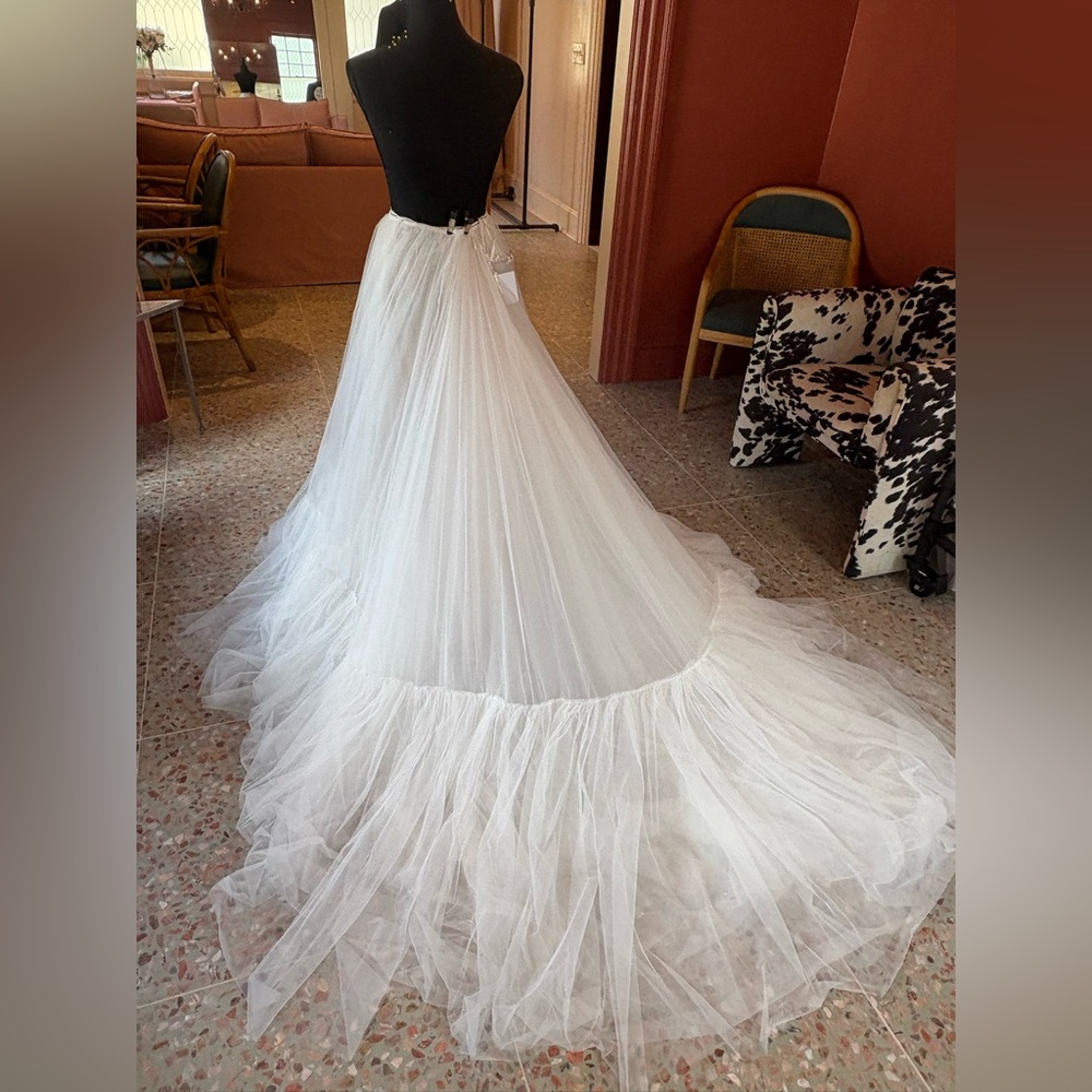 Rosa Sparkle Overskirt- Morilee - Picture 3 of 3